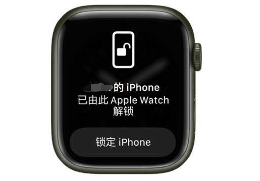 柏乡苹果手机维修分享用 AppleWatch 解锁配备面容 ID 的 iPhone方法 