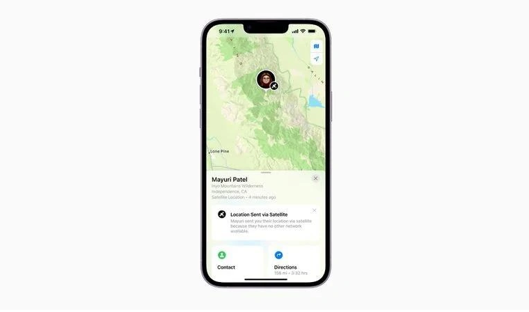 柏乡苹果14维修分享iPhone14系列中 FindMy功能通过卫星分享位置方法教程 